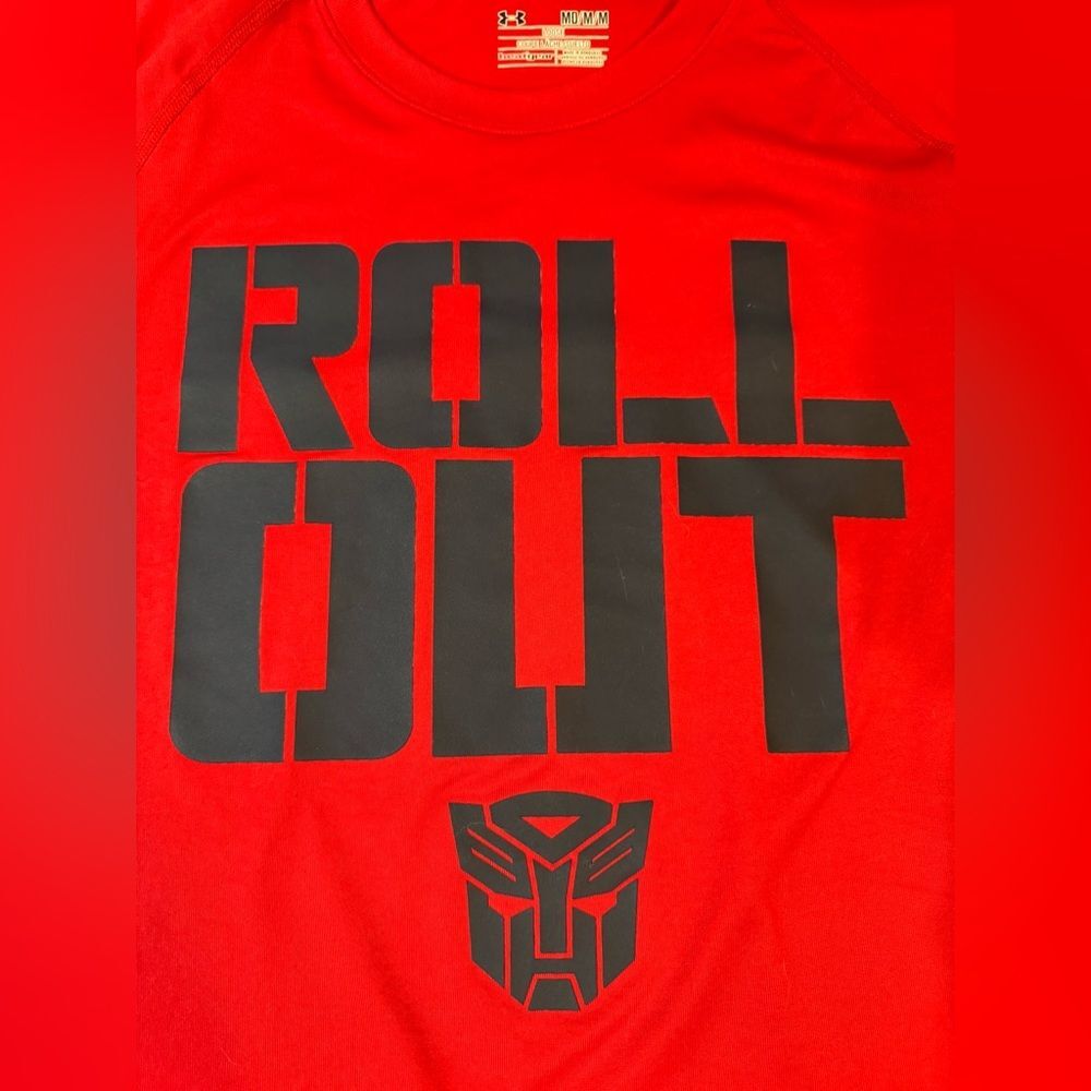 Under Armour Transformers “Roll Out” Heat Gear Tee Shirt - Picture 3 of 7